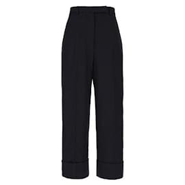 Klassische Twill-Woll-Hosenträgerhosen - Thom Browne