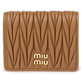 Miu Miu Nappa-Leder-Geldbörse
