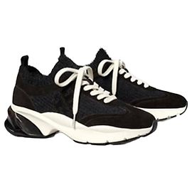 Tory Burch Trainer Sneakers Mohair Good Luck