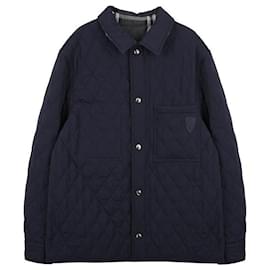 Burberry Giacca overshirt trapuntata reversibile