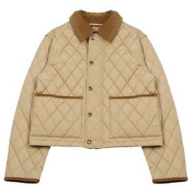 Burberry Veste en nylon matelassée cropped