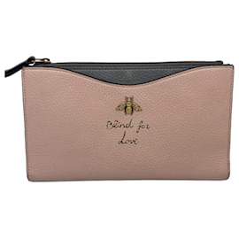 Gucci Bee Long Wallet Rosa