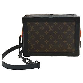 Louis Vuitton Bolsa de ombro em lona Mackassar Monogram Soft Trunk