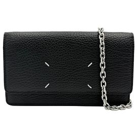 Maison Martin Margiela Borsa a tracolla con catena Capskin nera