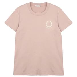 Baumwoll-T-Shirt mit gesticktem Logo - Moncler
