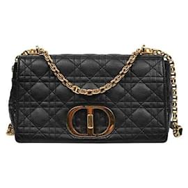 Borsa a spalla Caro Chain nera - Dior