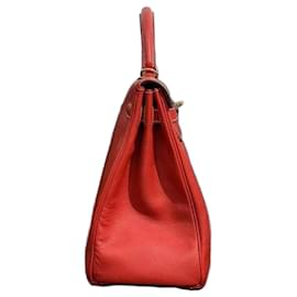 Borsa Hermès Lovecraft 32 Rossa in Pelle