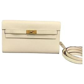 Hermès Kelly Love Tote Bag Weiß und Gelb