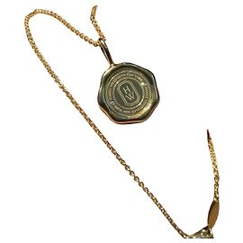 Collana con pendente logo Harry Winston Charms in oro giallo 18K