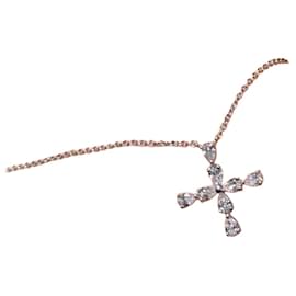 Collana Harry Winston Croce con Diamanti