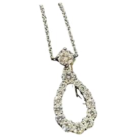 Collana Harry Winston Diamond Loop Medium Single-Ring in diamante
