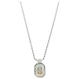 Collana profumo Small Bottle in platino e diamanti Harry Winston