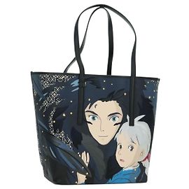 LOEWE - Borsa Howl e Sophie del Castello Errante Ghibli in Tela Auth 167253SM
