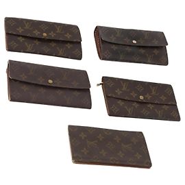 Portafoglio Monogram LOUIS VUITTON 5 pezzi LV Auth BA12178