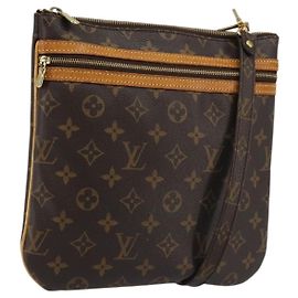 LOUIS VUITTON Monogram Pochette Bosphore Schultertasche M40044 LV Auth 176820