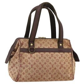 LOUIS VUITTON Monogram Mini Josephine PM Borsa a Mano Rossa M92216 LV Auth bs34631