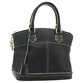 LOUIS VUITTON Borsa a Mano Suhari Lockit PM in Pelle Nera M91888 LV Auth ka4094A - Louis Vuitton