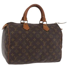 LOUIS VUITTON Sac à main Monogram Speedy 30 M41526 LV Auth 177123