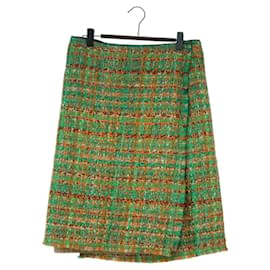 Falda deportiva PRADA de tweed 40 multicolor CC Auth ARZ928A - Prada