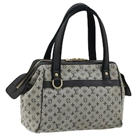 LOUIS VUITTON Borsa a Mano Monogram Mini Josephine PM Blu M92049 LV Auth 176944
