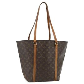LOUIS VUITTON Monogram Sac Shopping Tote Bag M51108 LV Auth 177425