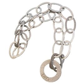 Collana Dolce & Gabbana 'Stone' in acciaio argento