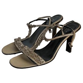 Sandali Gucci con Cristalli - Khaki