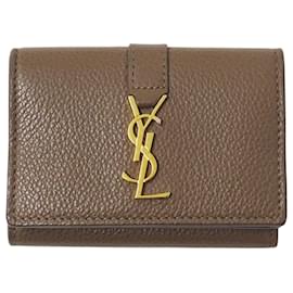 Saint Laurent Damen Tri-Fold Geldbörse
