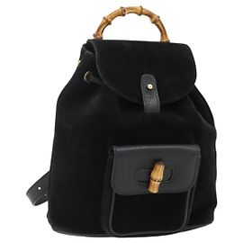 Gucci Gucci bamboo daim mini