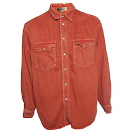 Camicia in denim arancione Isabel Marant