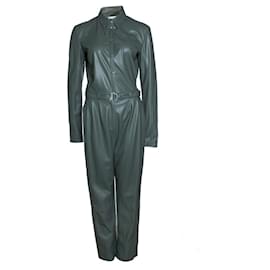 Imitatleder-Jumpsuit Patrizia Pepe