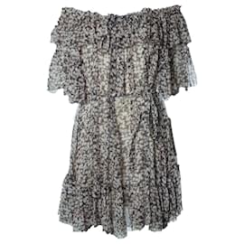 Robe à volants décolletée Prima Cherry de Zimmermann