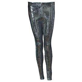 Isabel Marant, leggings metallici con paillettes