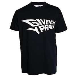 T-shirt stampata Givenchy Paris in nero