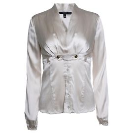 Beige Seidenbluse Hysteria von Gucci