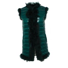 Moncler, chaleco de piel reversible