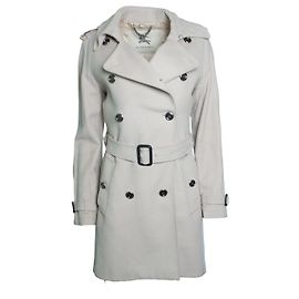 Burberry, Beiger Trenchcoat aus Wolle