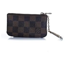 Portamonete in tela Damier ebene Louis Vuitton