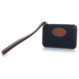 Pochette da polso nera e marrone Mulberry x Acne Studios