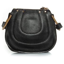 Chloé, Mini borsa hobo Hayley in nero