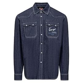 Bestickete Western-Jeanshemd - Kenzo