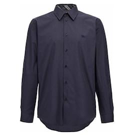 Camicia in cotone slim fit a maniche lunghe - Burberry