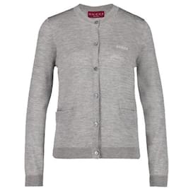 Gucci Cardigã de cashmere e seda