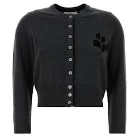 Baumwoll-Woll-Logo-Cardigan - Isabel Marant