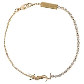 Bracciale a catena con charm in strass Cassandra - Saint Laurent