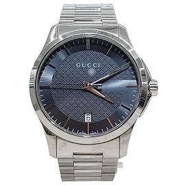 Gucci Orologio da uomo in acciaio senza tempo