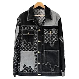 Louis Vuitton Giacca in denim Nigo Crazy