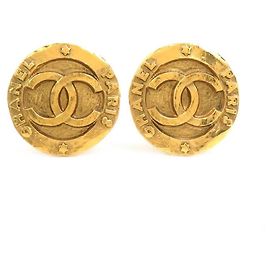 Orecchini a clip dorati Chanel