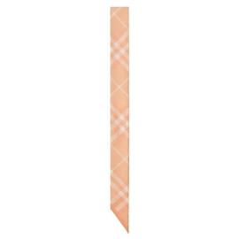 Sciarpa in seta a quadri skinny - Burberry