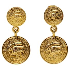 Orecchini a clip placcati oro vintage Celine - Céline
